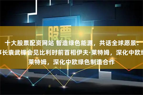 十大股票配资网站 智造绿色能源，共话全球愿景：GMCELL董事长袁武锋会见比利时前首相伊夫·莱特姆，深化中欧绿色制造合作